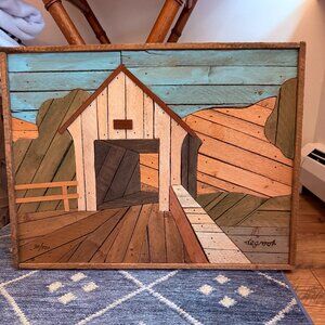 Theodore deGroot Original Lath Art Signed and numbered 6/79